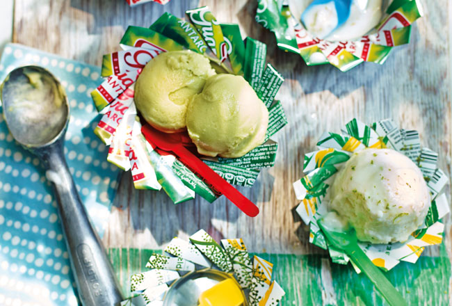 Avocado ice cream