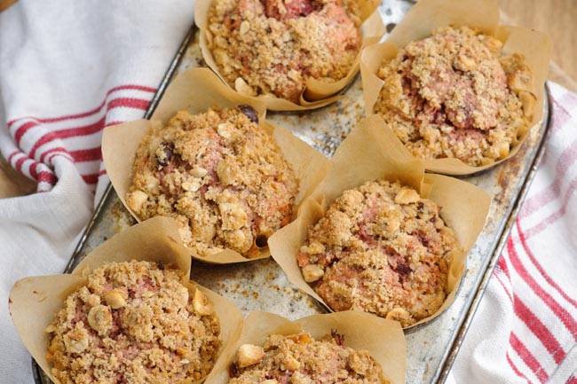 Beetroot and apple muffins