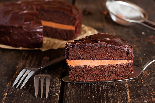 Chocolate and pumpkin cake