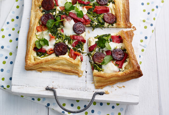 Watercress tart