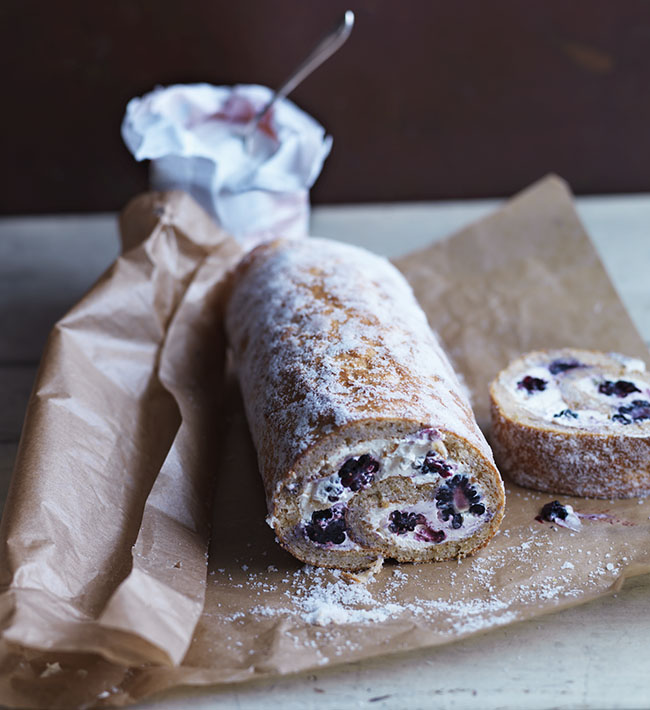 Hazelnut roulade