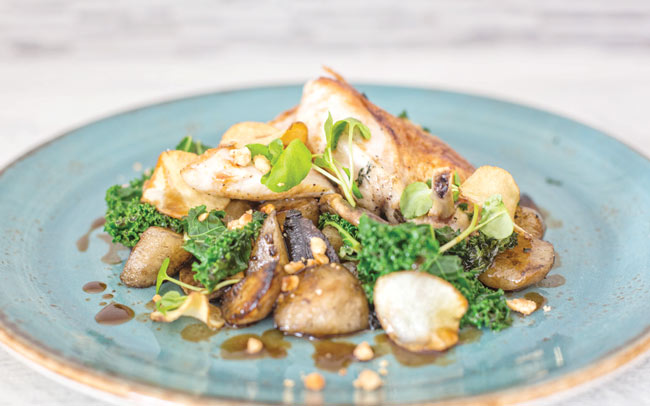 Chicken with jerusalem artichokes