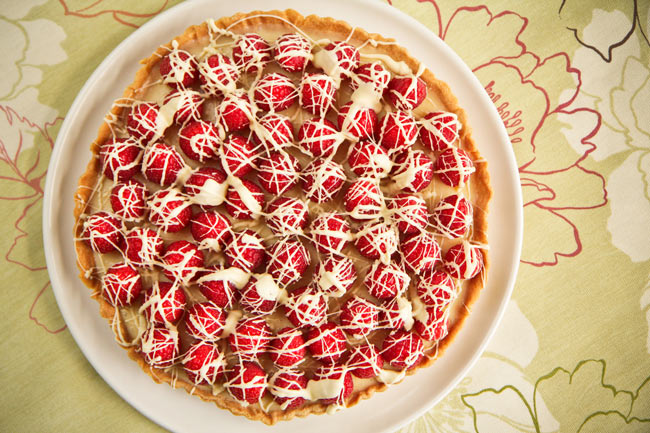 white choc tart