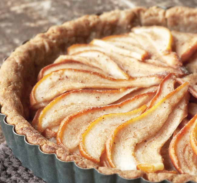 Caramel pear tart recipe