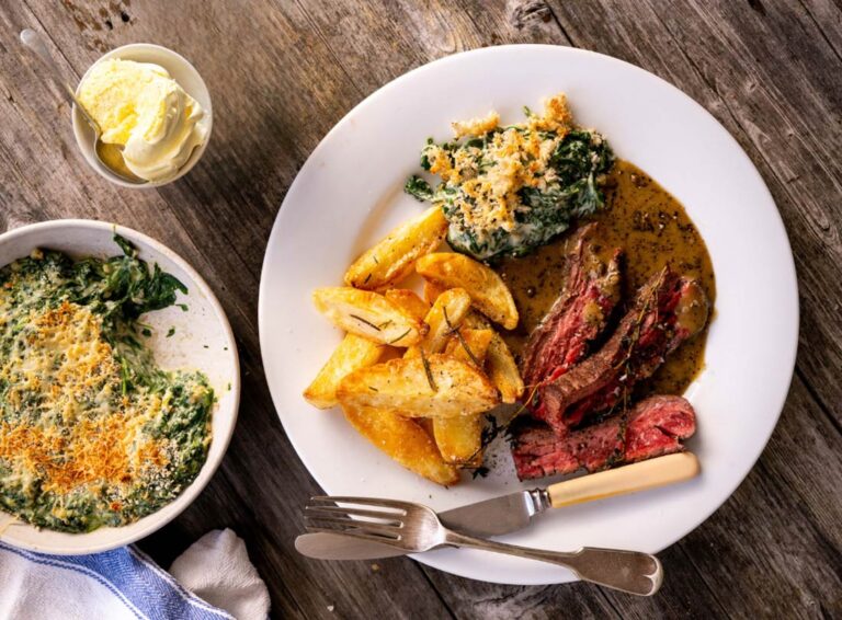 Ultimate steak and chips