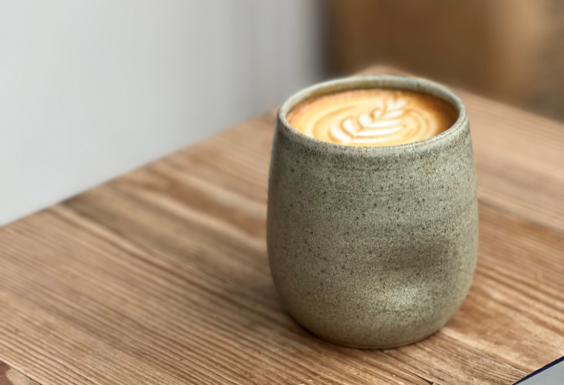 Town Mill Bakery flat white